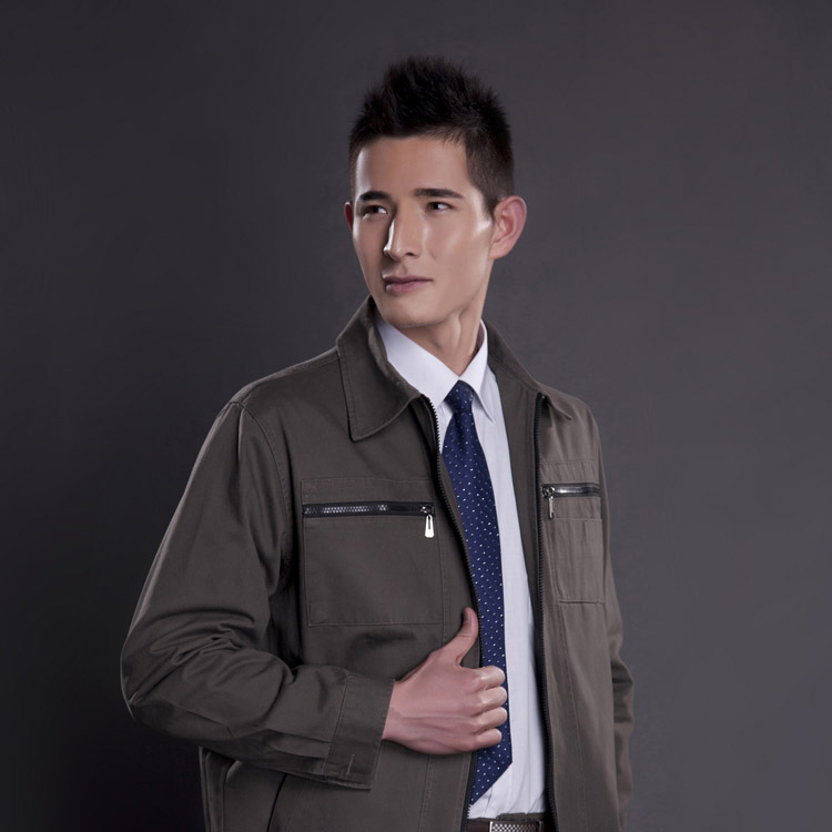 JC30OM7加厚型全棉长袖工作服劳保服(套)